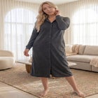 Only Necessities&reg; Fleece Snap-Front Robe image number 0