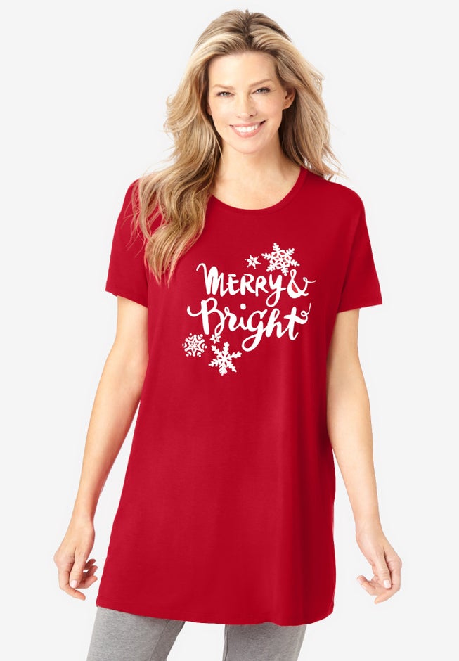 Soft PJ Tunic Tee image number 0