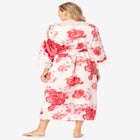 The Luxe Satin Long Peignoir Set image number null