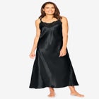 The Luxe Satin Long Peignoir Set image number null