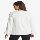 Lace Cuff Pullover image number null