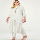 Carefree Cashmere Duster Sweater image number null