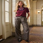 Fine Gauge Crewneck Knit Shell image number null
