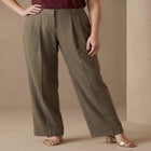 Wide Leg Pleated Trouser image number 1