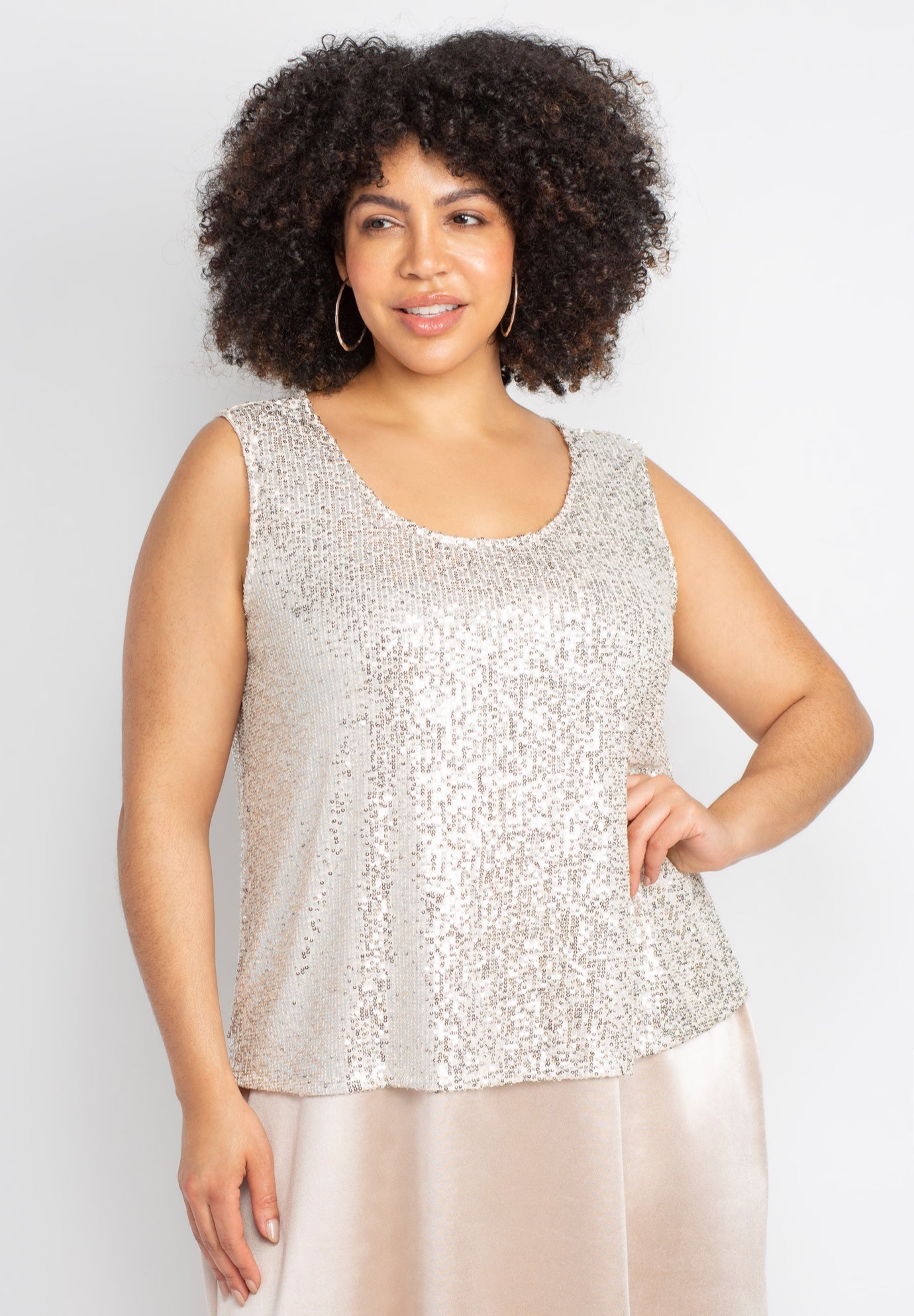 2-Piece Sequin & Charmeuse Jacket Dress Set image number 5