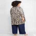 3-Piece Foil Print Pant Suit image number null