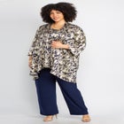 3-Piece Foil Print Pant Suit image number null