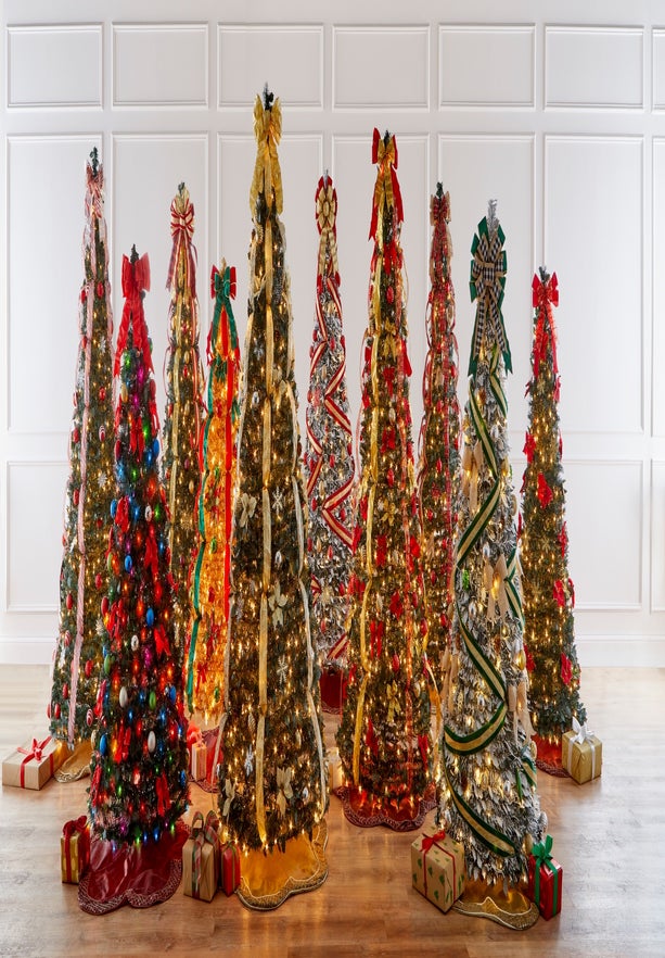 6'H Pre-Lit Flocked Pop-Up Tree image number 3