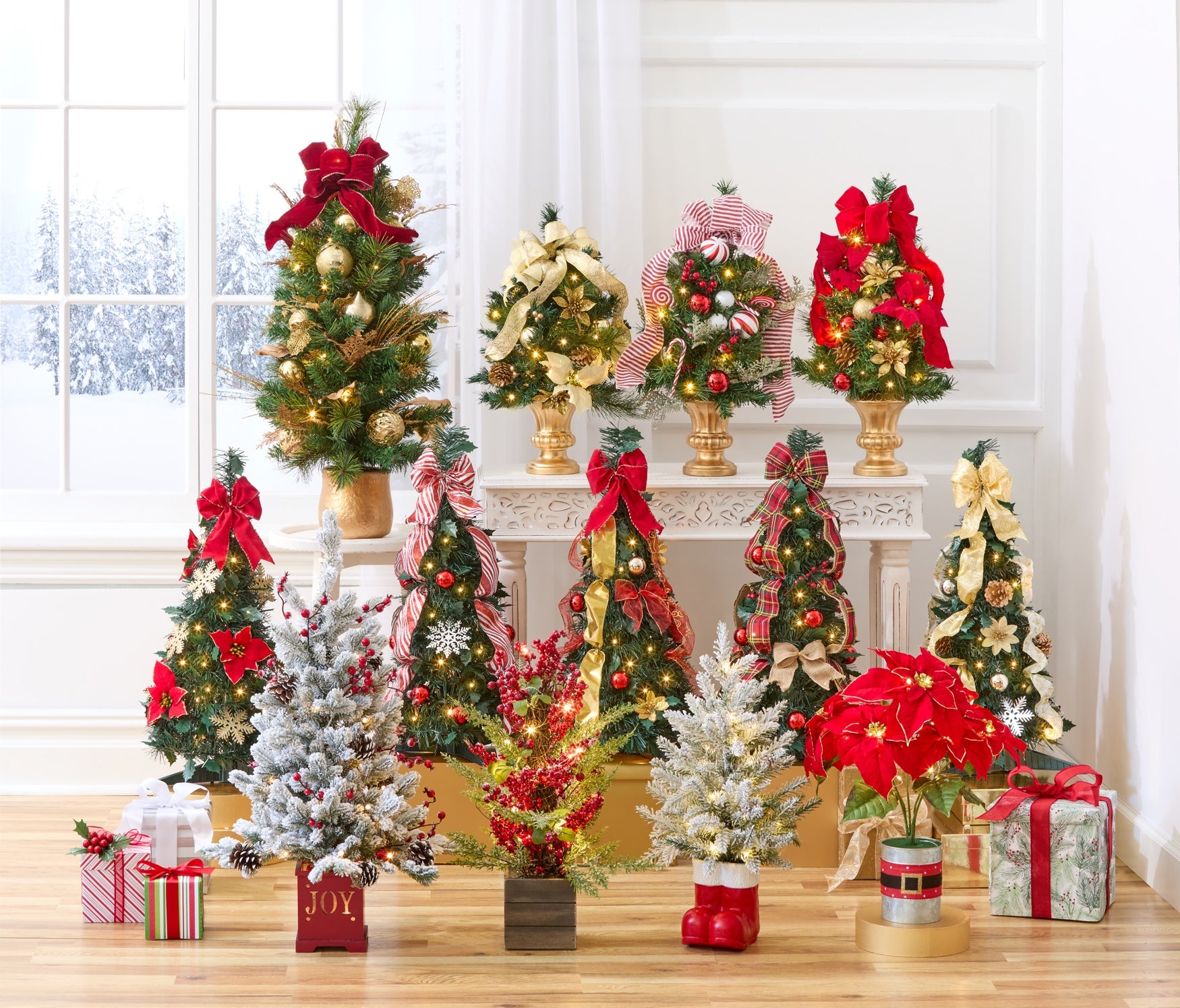 Pre-Lit Tabletop Trees image number 1