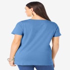 Plus Size Cotton Ultimate Crewneck Tee image number null