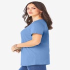 Plus Size Cotton Ultimate Crewneck Tee image number null
