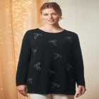 Holiday Motif Pullover image number null