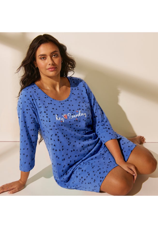 Three-Quarter Sleeve Sleepshirt image number 2