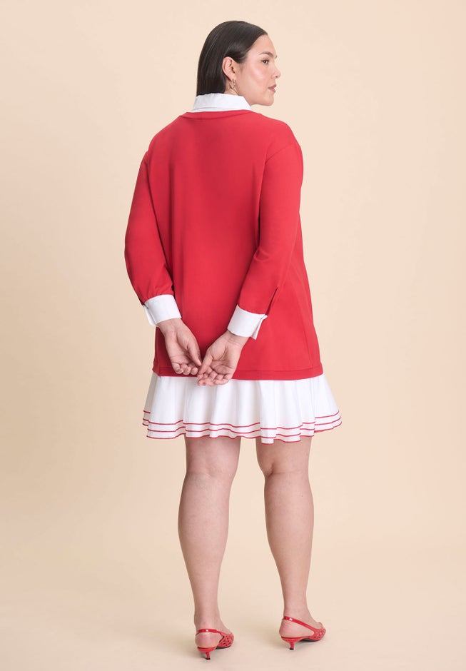 Twofer Mini Shirt Dress image number 5