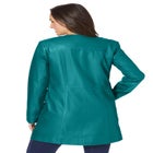 Three-Quarter Leather Jacket image number null