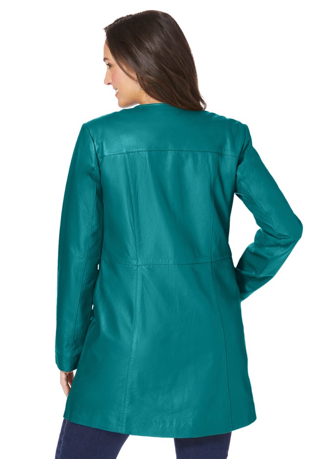 Three-Quarter Leather Jacket image number 1