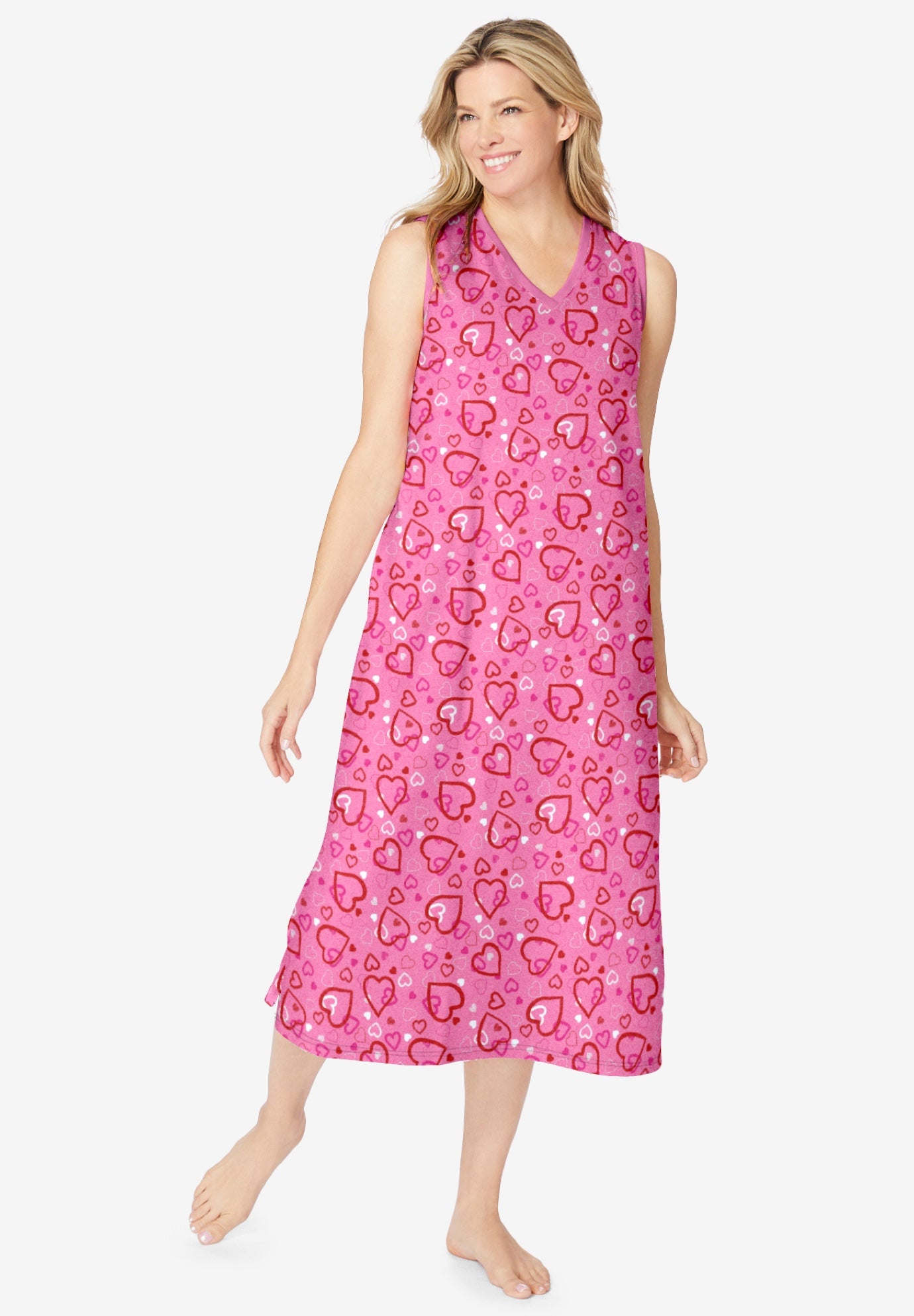 Long Sleeveless Sleepshirt image number 0