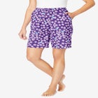 Print Pajama Shorts image number null