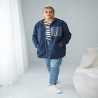 Zip Front Hooded Sherpa Jacket image number 0