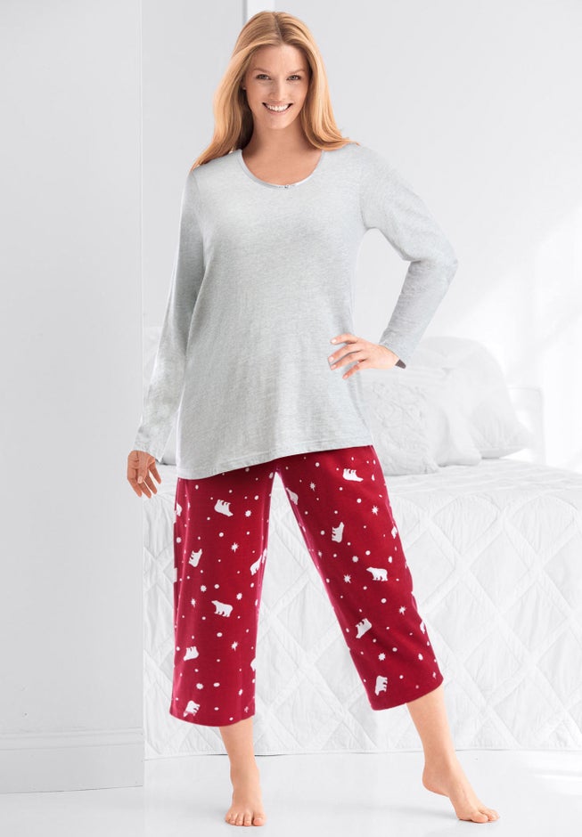 Knit Sleep Capri image number 4