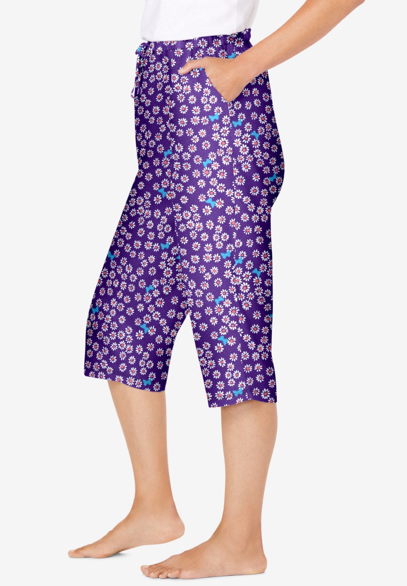 Knit Sleep Capri image number 2