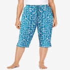 Knit Sleep Capri image number null