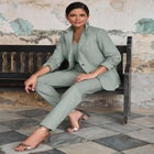 Linen Blazer image number null