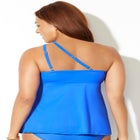Longer Length High Neck Halter Tankini Top image number null