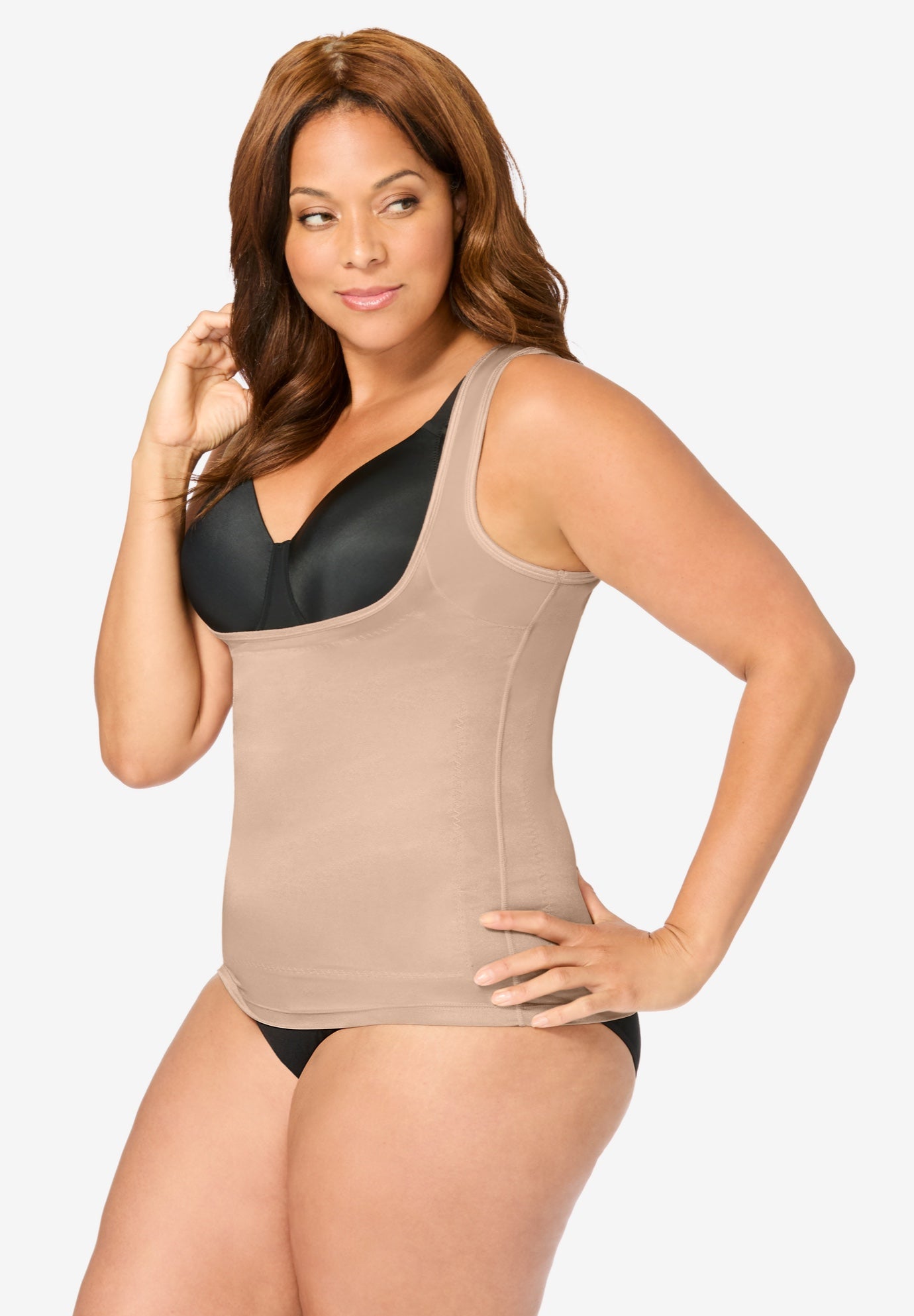 Power Shaper Firm Control Wear-Your-Own-Bra Shaper Tank image number 2