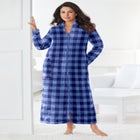 Plush Zip-Front Robe image number null
