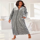 Plush Zip-Front Robe image number 0