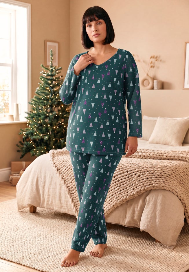 Three-Quarter Sleeve Pajama Set image number 2