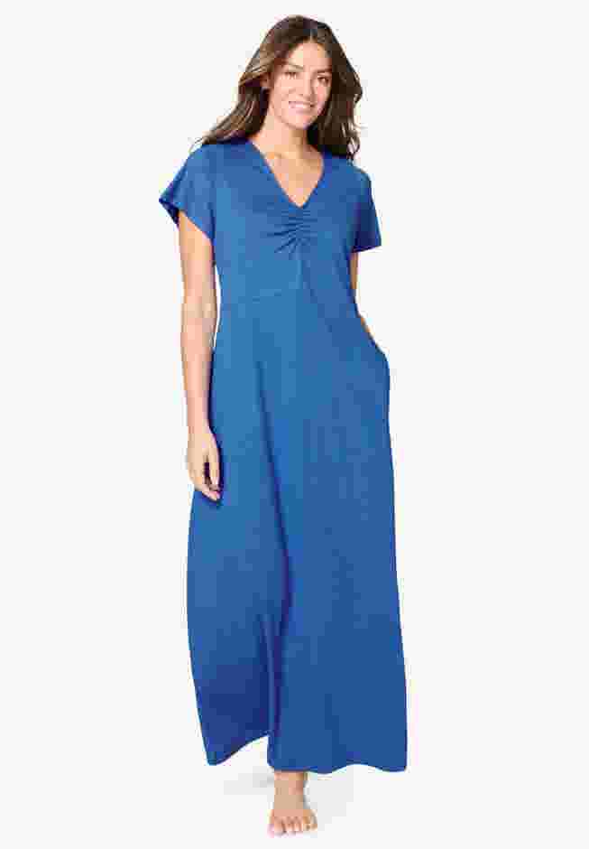 Avenue Body Ruche Maxi Gown image number 4