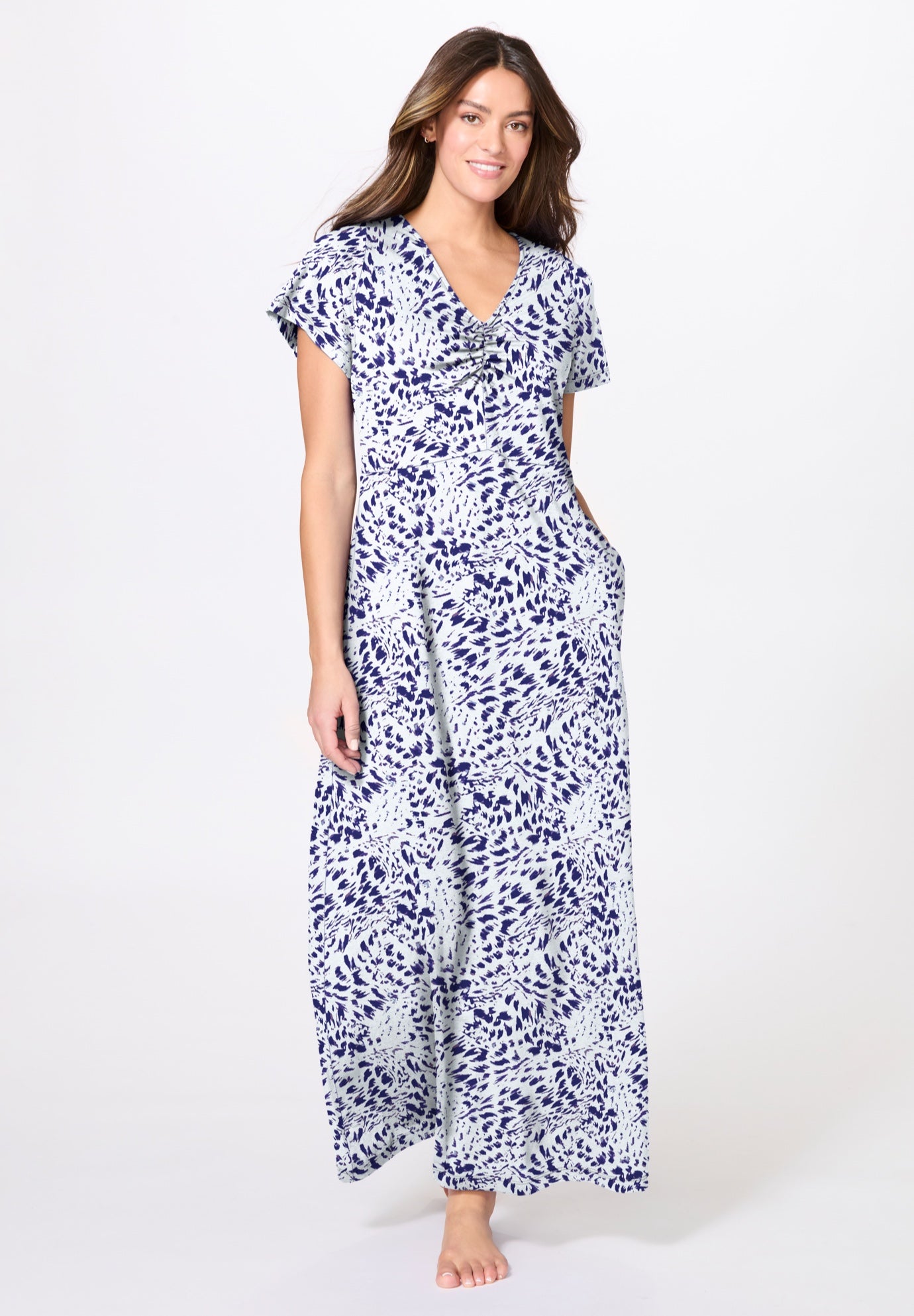 Avenue Body Ruche Maxi Gown image number 6