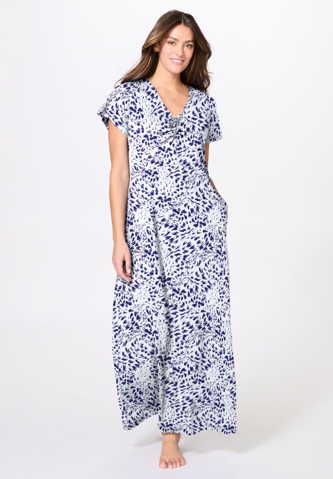 Avenue Body Ruche Maxi Gown image number 6