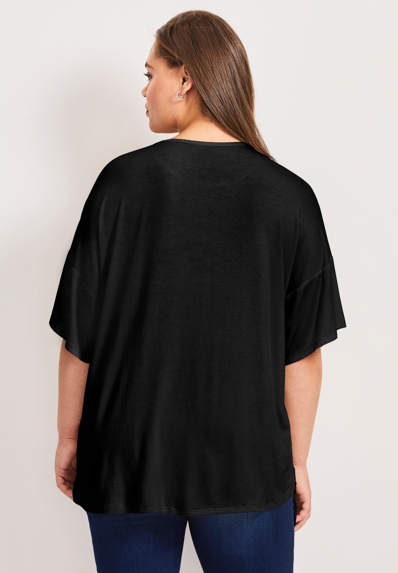 Mixed Media Floral Print Top image number 1