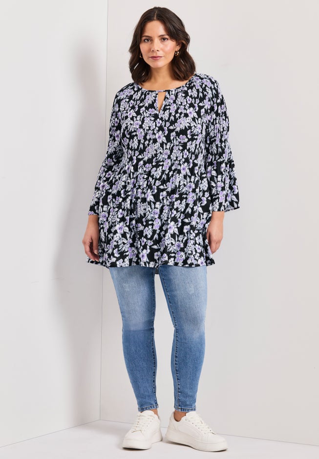 Keyhole Bell Sleeve Tunic image number 1