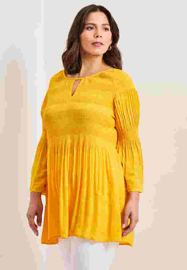 Keyhole Bell Sleeve Tunic image number 3