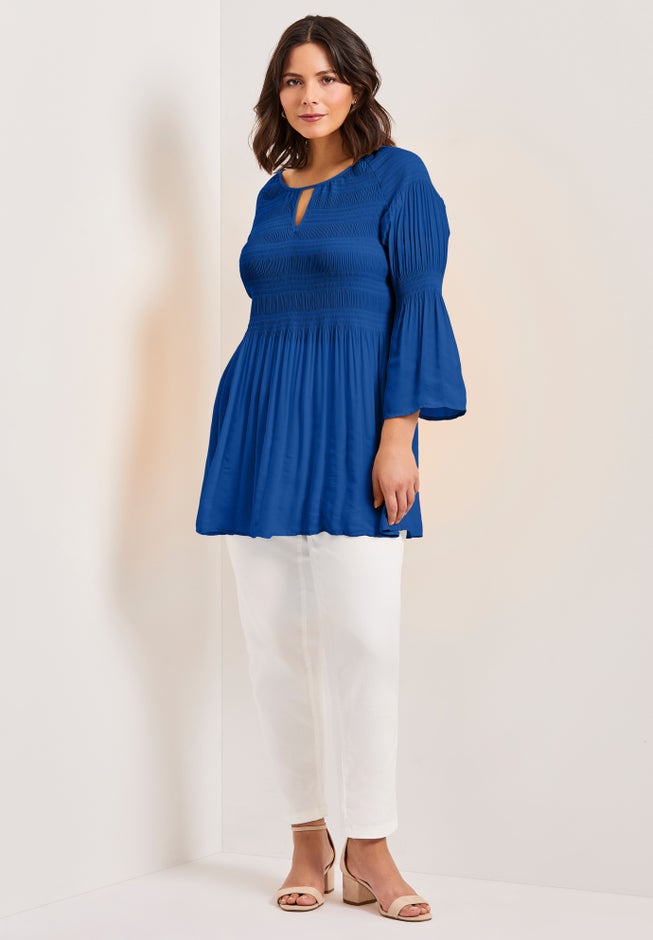 Keyhole Bell Sleeve Tunic image number 1