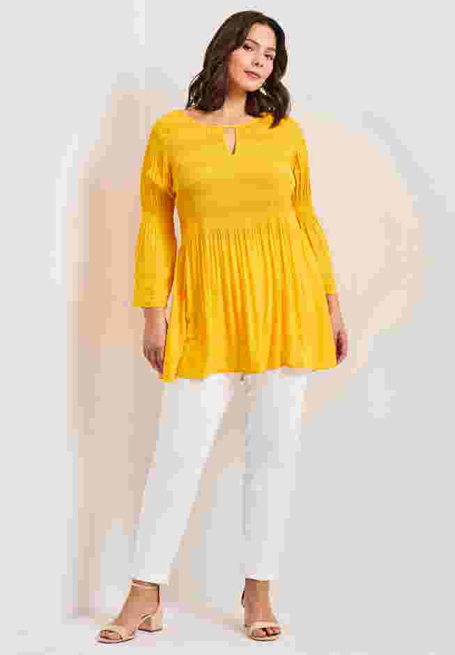 Keyhole Bell Sleeve Tunic image number 1