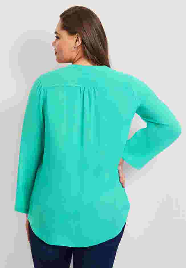 Roll Tab Pintuck Tunic image number 1