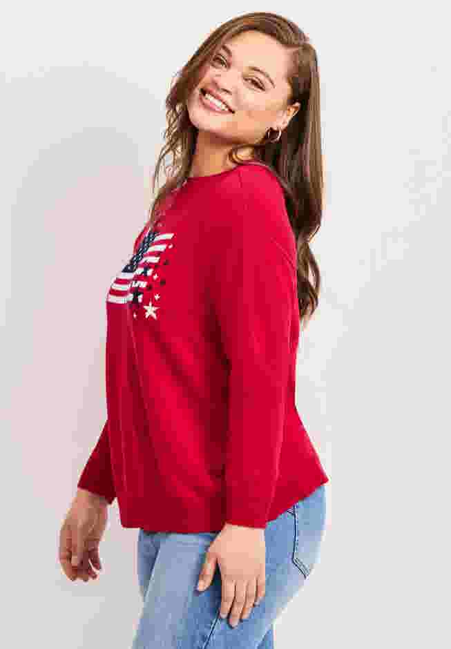 Americana Long Sleeve Crewneck image number 2