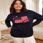 Americana Long Sleeve Crewneck image number null