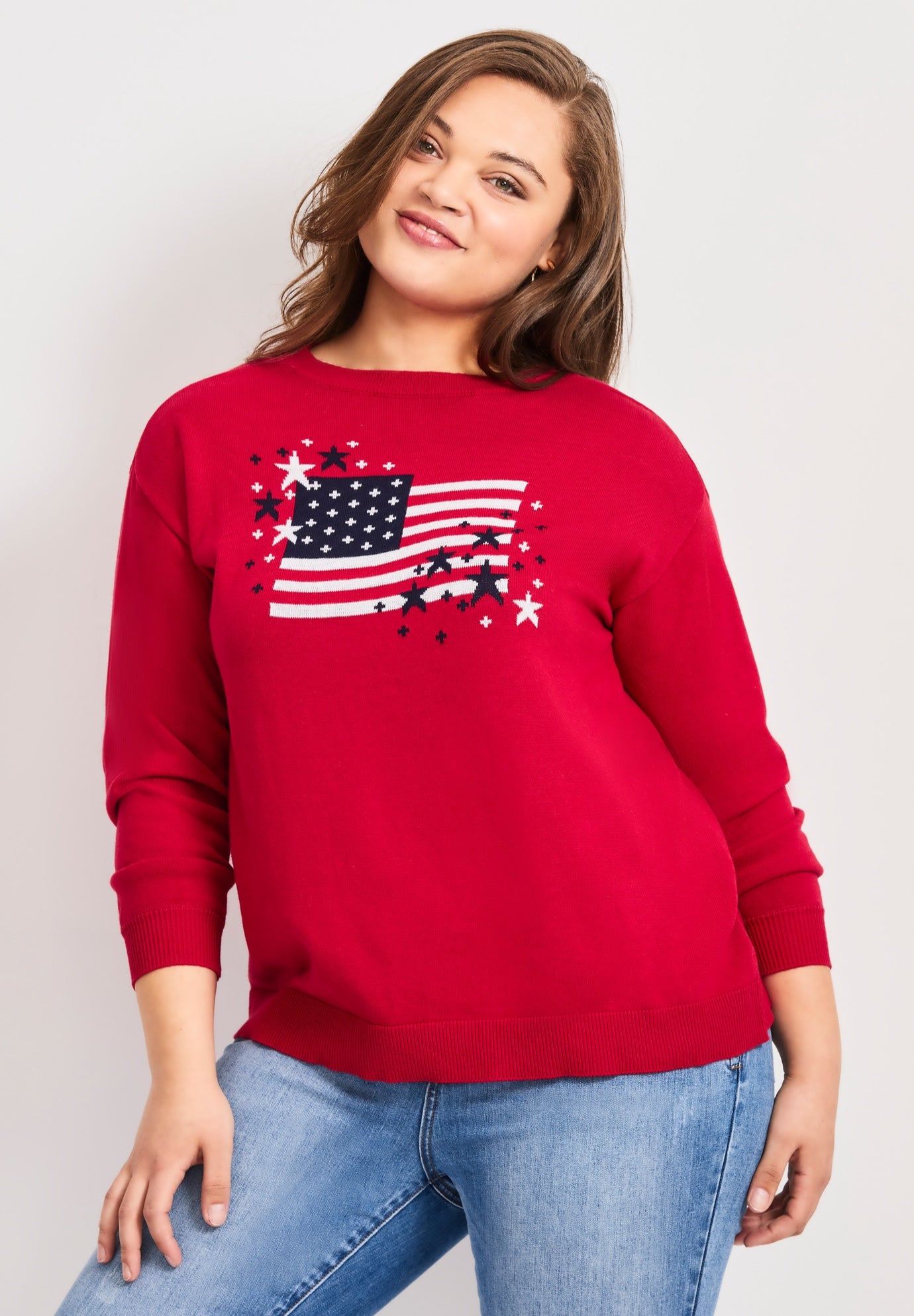 Americana Long Sleeve Crewneck image number 0