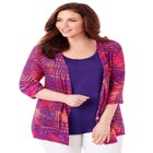 Harmony Knit Herringbone Cardigan image number 0