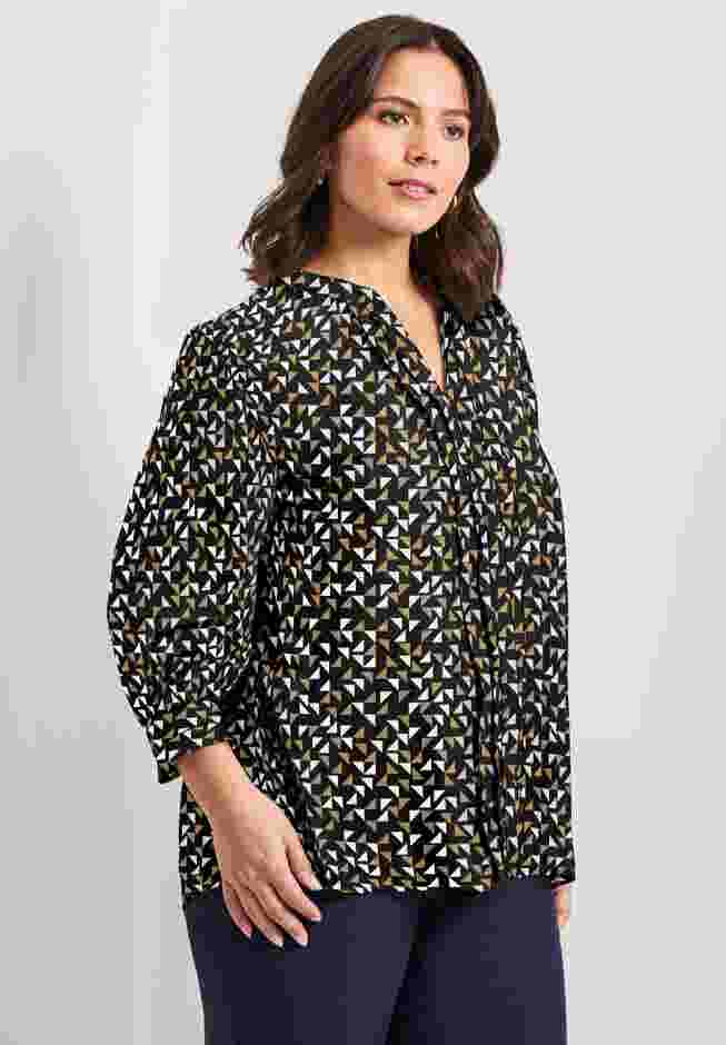 Pintuck Popover Top image number 3