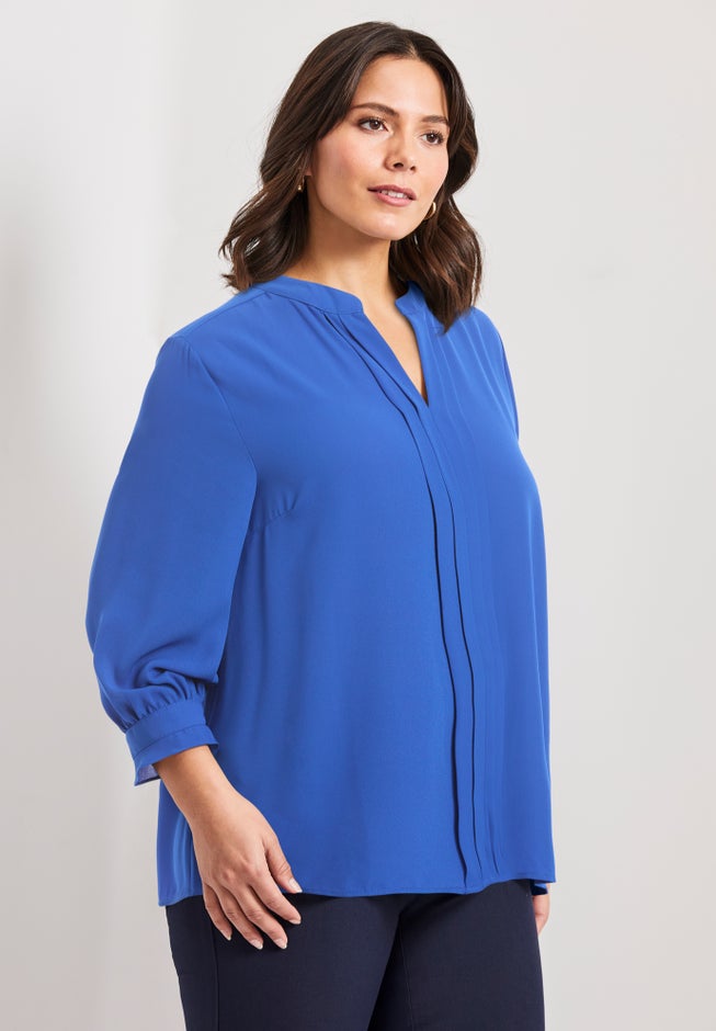 Pintuck Popover Top image number 3