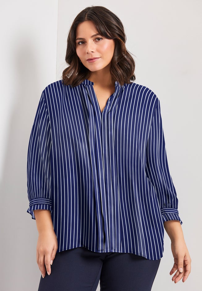 Pintuck Popover Top image number 0