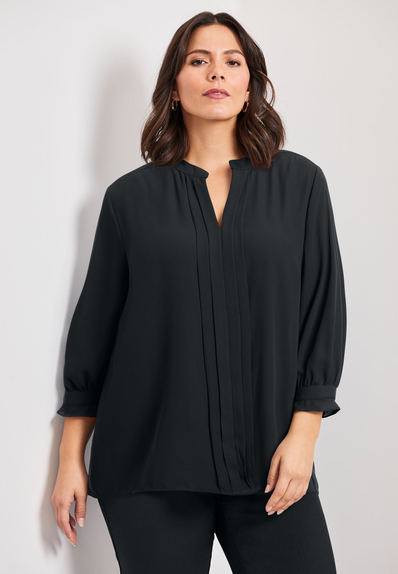 Pintuck Popover Top image number 0