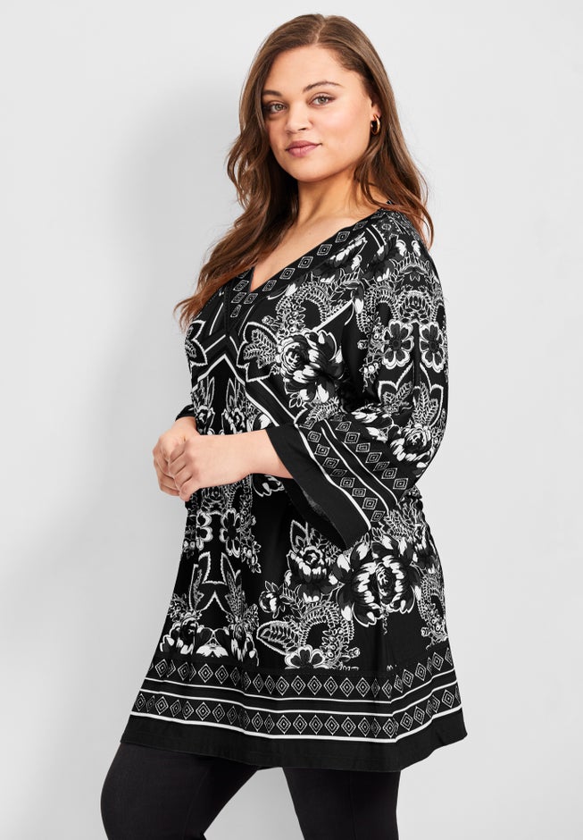 Scarf Print Tunic image number 2